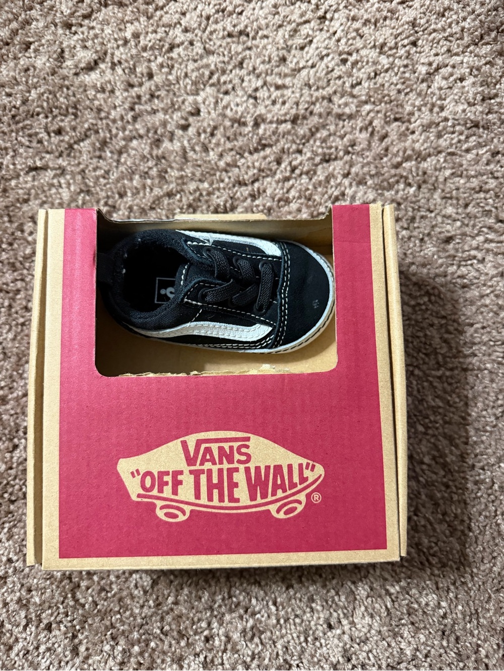 Vans Black and White Kids Low-Top Sneakers